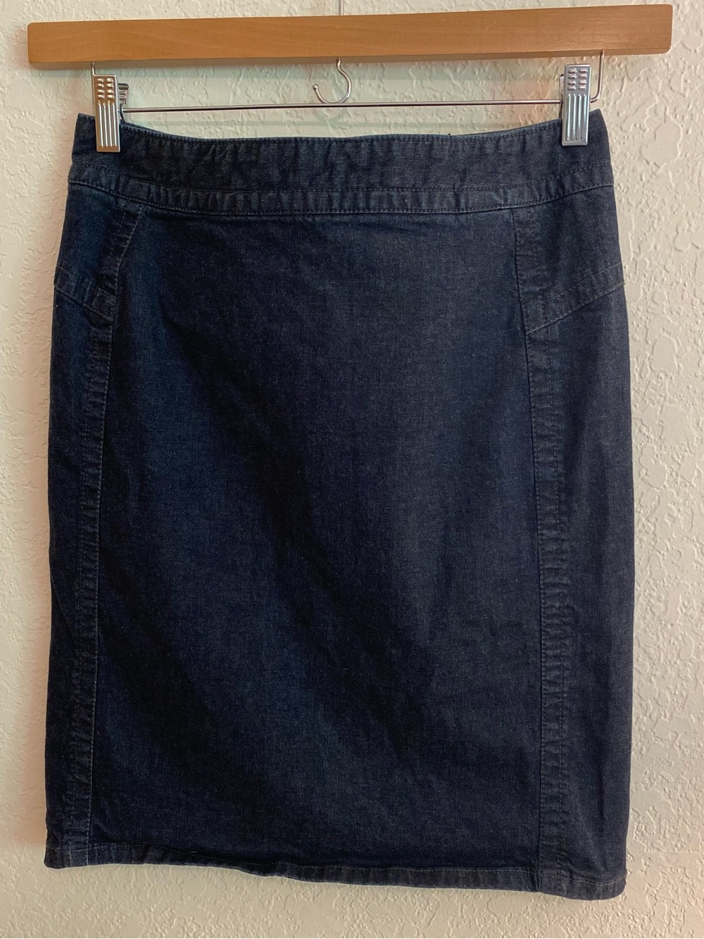 Converse Dark Blue Denim Pencil Skirt - Women's 28”